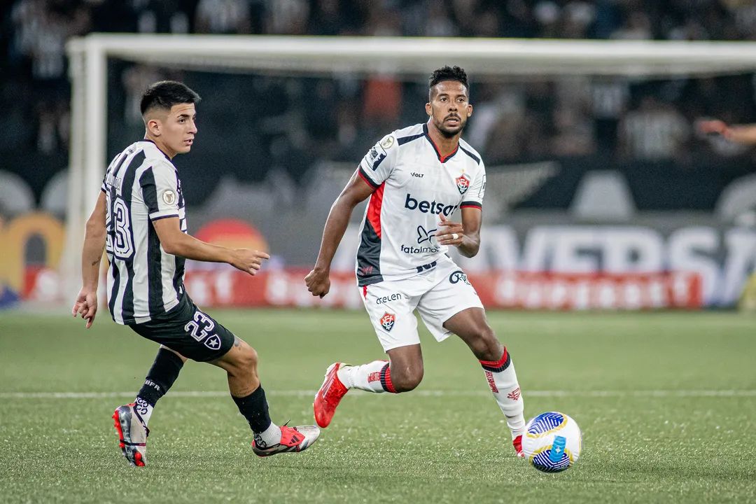 Willian Oliveira duranta a partida contra o Botafogo, no último sábado, 23