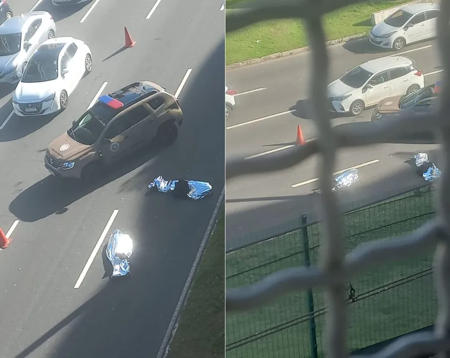 Acidente aconteceu na entrada do bairro do Trobogy, na Avenida Paralela