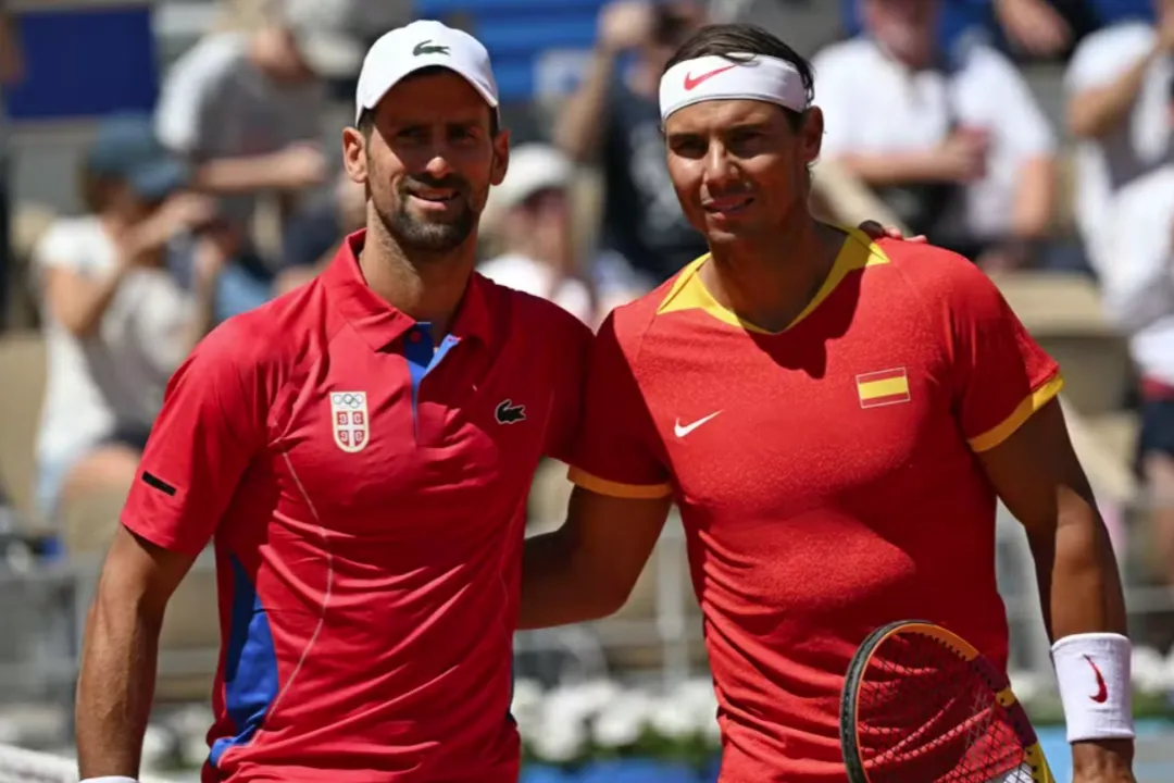 Djokovic e Nadal se enfrentaram nos Jogos de Paris