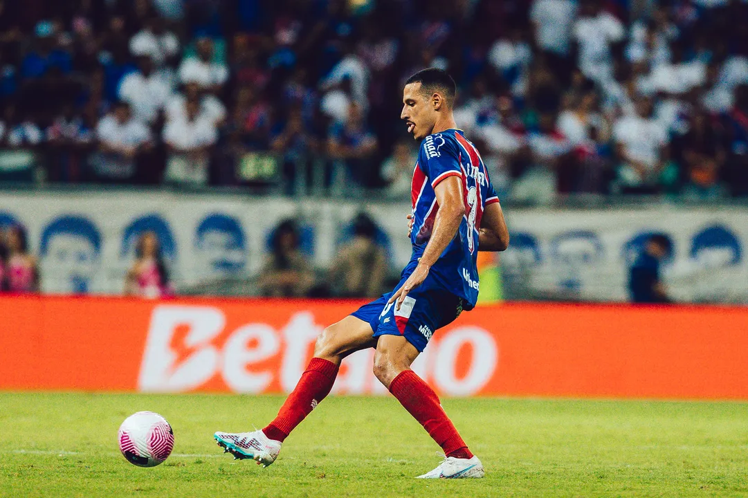 Gabriel Xavier na partida contra o Flamengo, no dia 5 de outubro