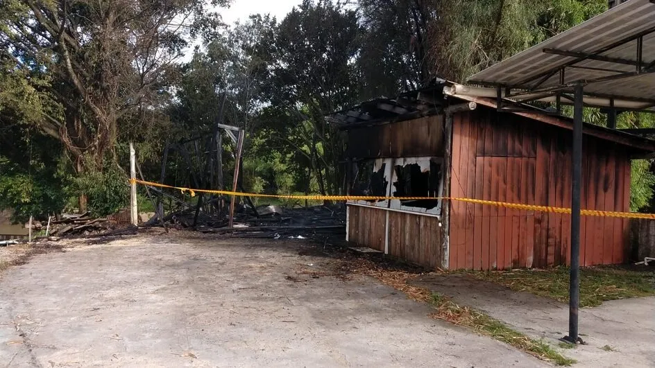 Daiane teve queimaduras graves de 1°, 2° e 3° graus