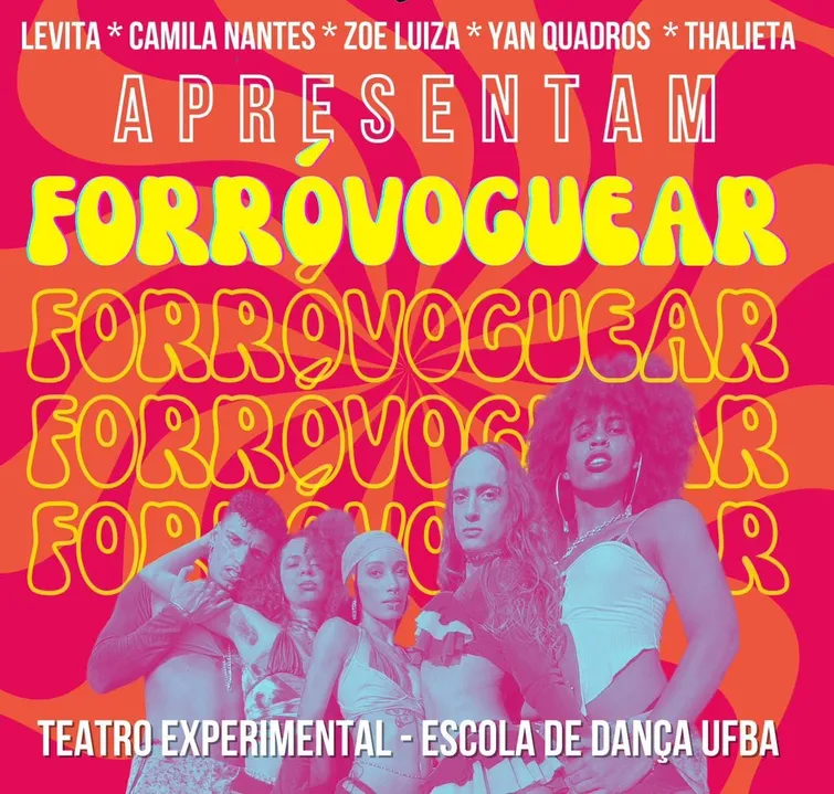 Aulas de Forró, Vogue e coreografia experimental criada coletivamente por estudantes compõe a programação