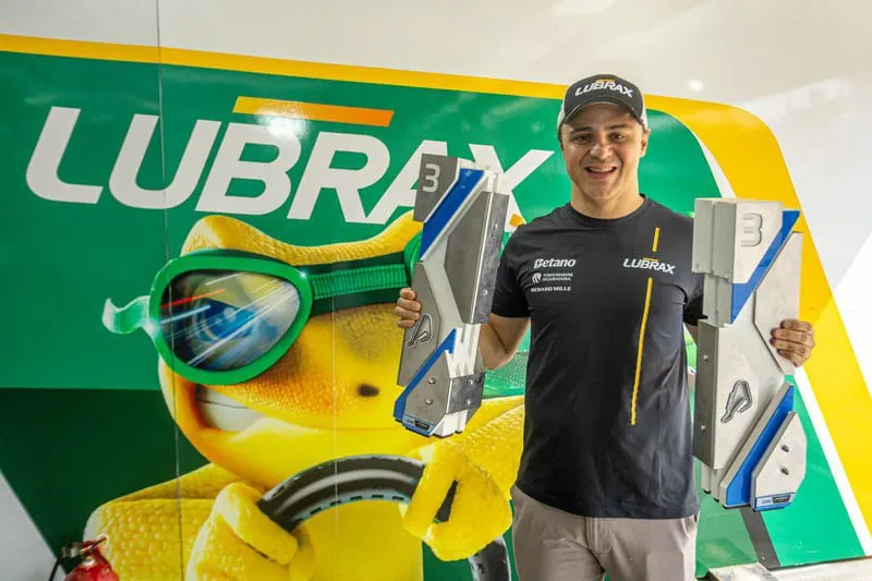 Felipe Massa, do time Lubrax