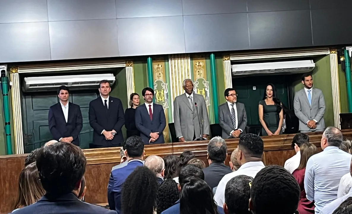 Ferran Soriano e Raul Aguirre elogiaram período no Bahia em cerimônia na Câmara Municipal de Salvador