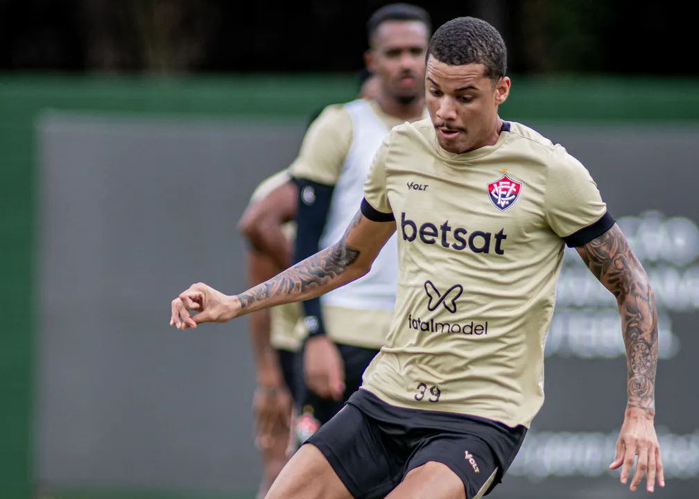 Janderson durante treino