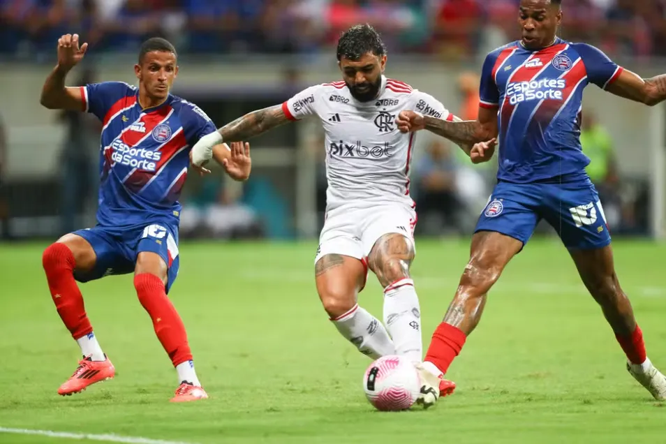 Gabigol em Bahia x Flamengo