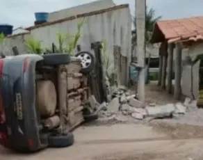 Imagem ilustrativa da imagem Homem é baleado em festa infantil, bate carro e morre na Bahia