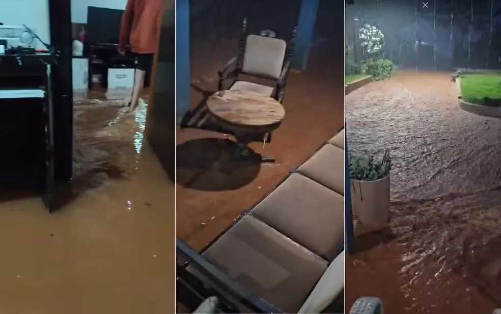 Cidade de Riacho do Santana foi atingida pelo temporal