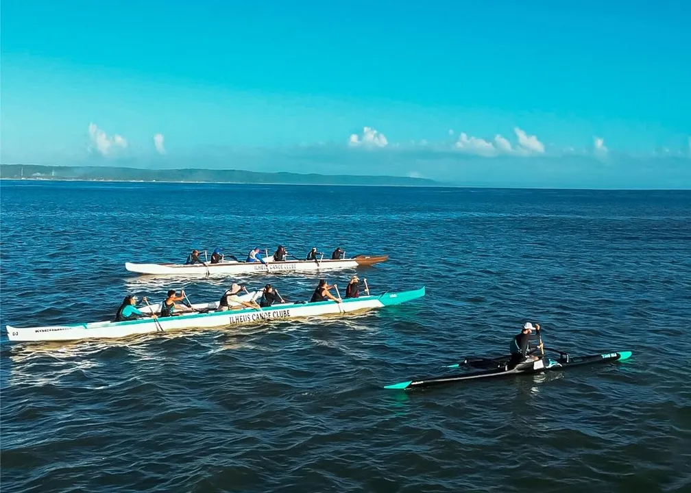 Campeonato Baiano de Canoa Polinésia ocorre em Ilhéus