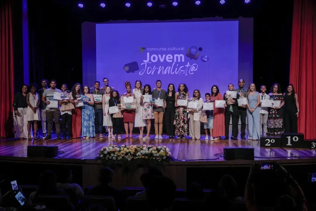 Noite de premiação dos jovens jornalistas