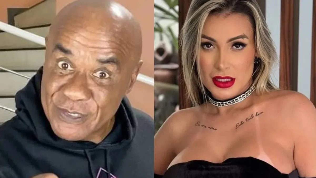 Andressa Urach rebateu comentário de Kid Bengala