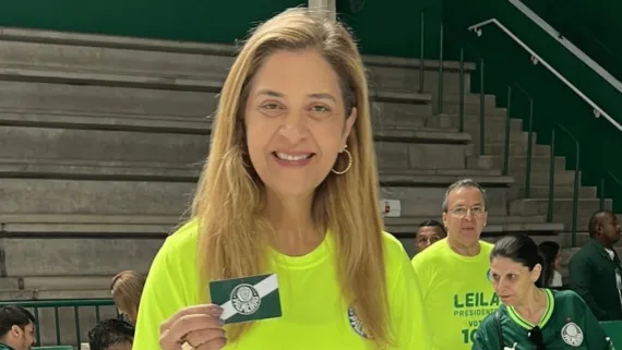 Leila Pereira é reeleita presidente do Palmeiras até 2027