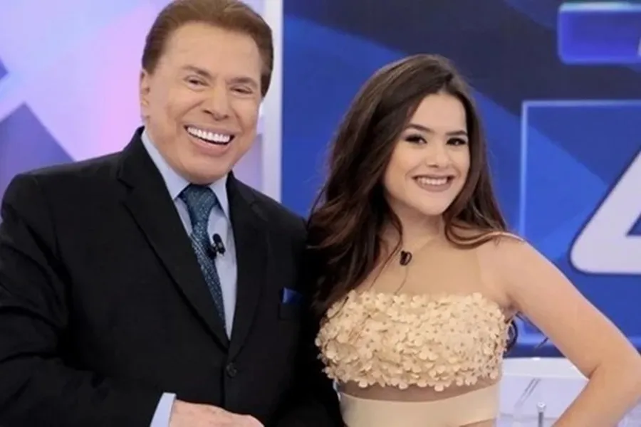 Maisa e Silvio Santos