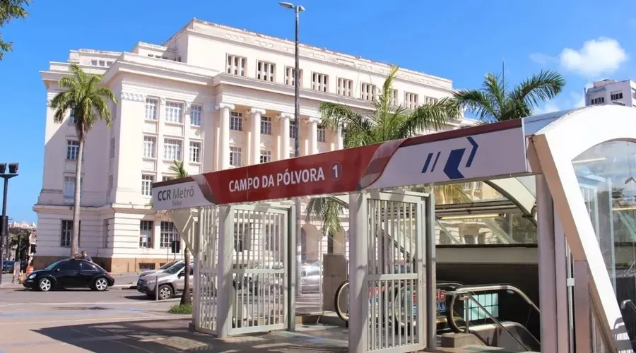 Estação Campo da Pólvora é uma das mais próximas a Fonte Nova