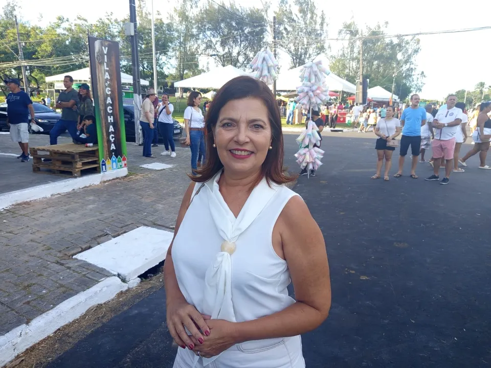 Adélia Pinheiro marcou presença na abertura da Fenagro, neste domingo, 1