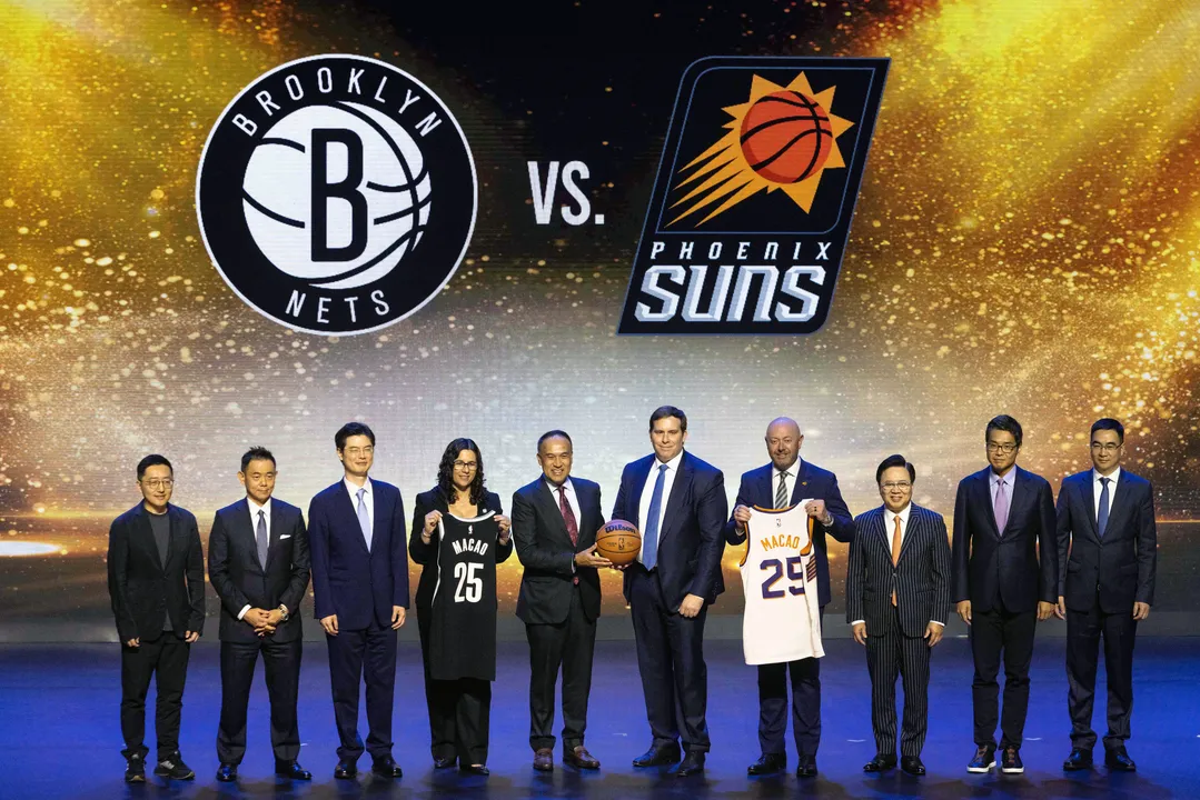 Evento marcou o anuncio dos jogos da pré-temporada da NBA na China