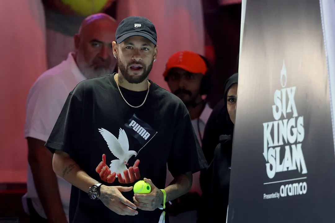 Neymar durante participação no Six Kings Slam