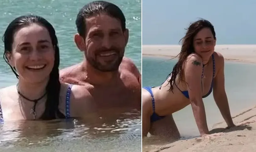 Alessandra Negrini na praia