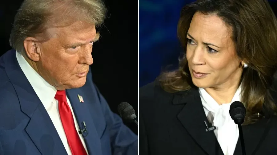 Donald Trump e Kamala Harris