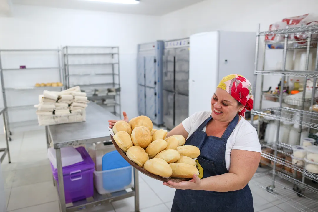 A padeira Andrea Albuquerque da Divino
Pão