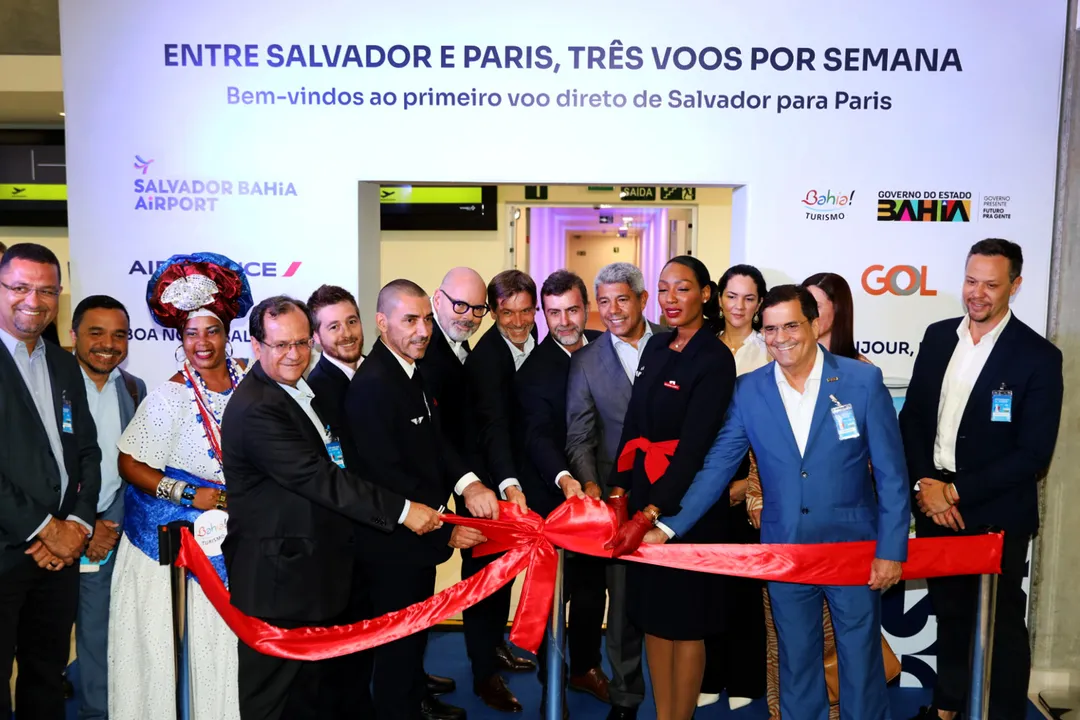 Inauguração do voo direto Salvador - Paris