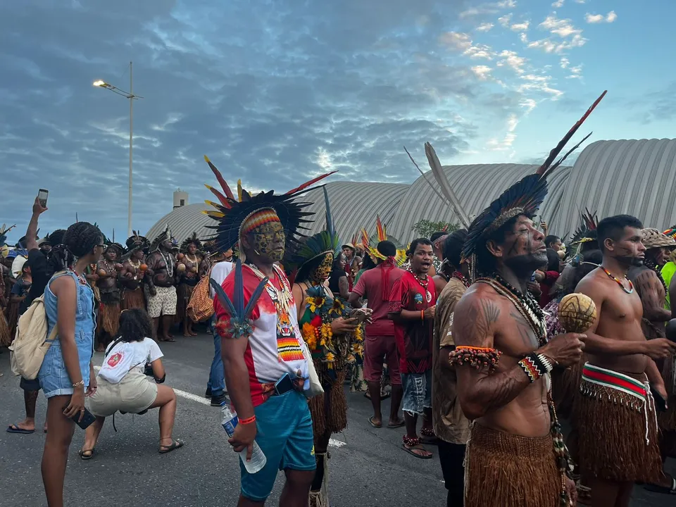 Protesto contra marco temporal afetou trânsito de Salvador