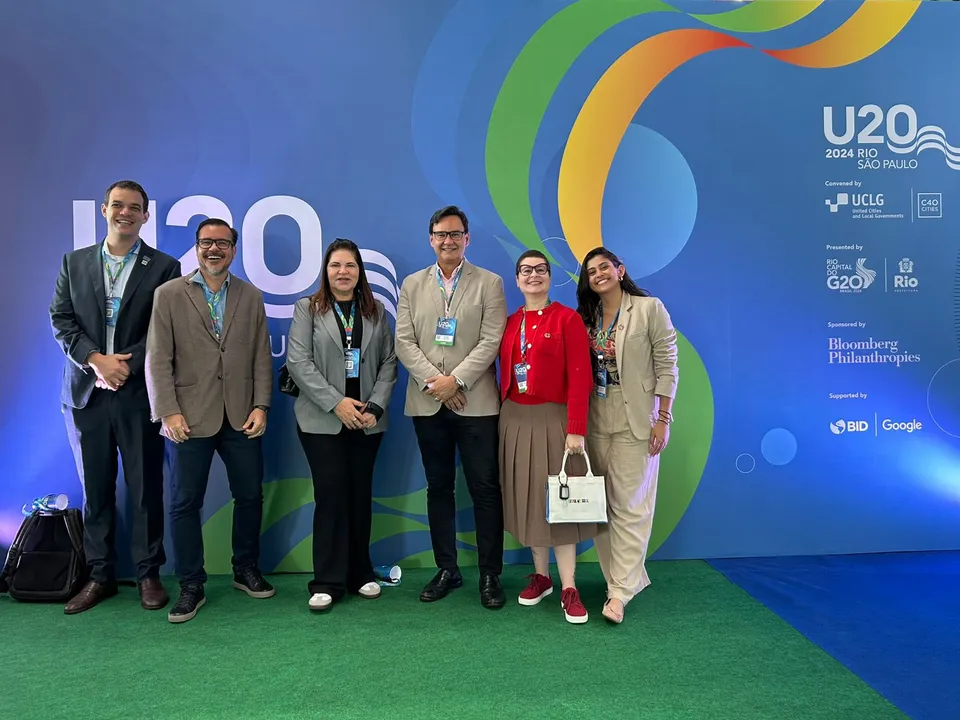 Membros da prefeitura representaram o prefeito Bruno Reis e a vice Ana Paula Matos em encontro do G20