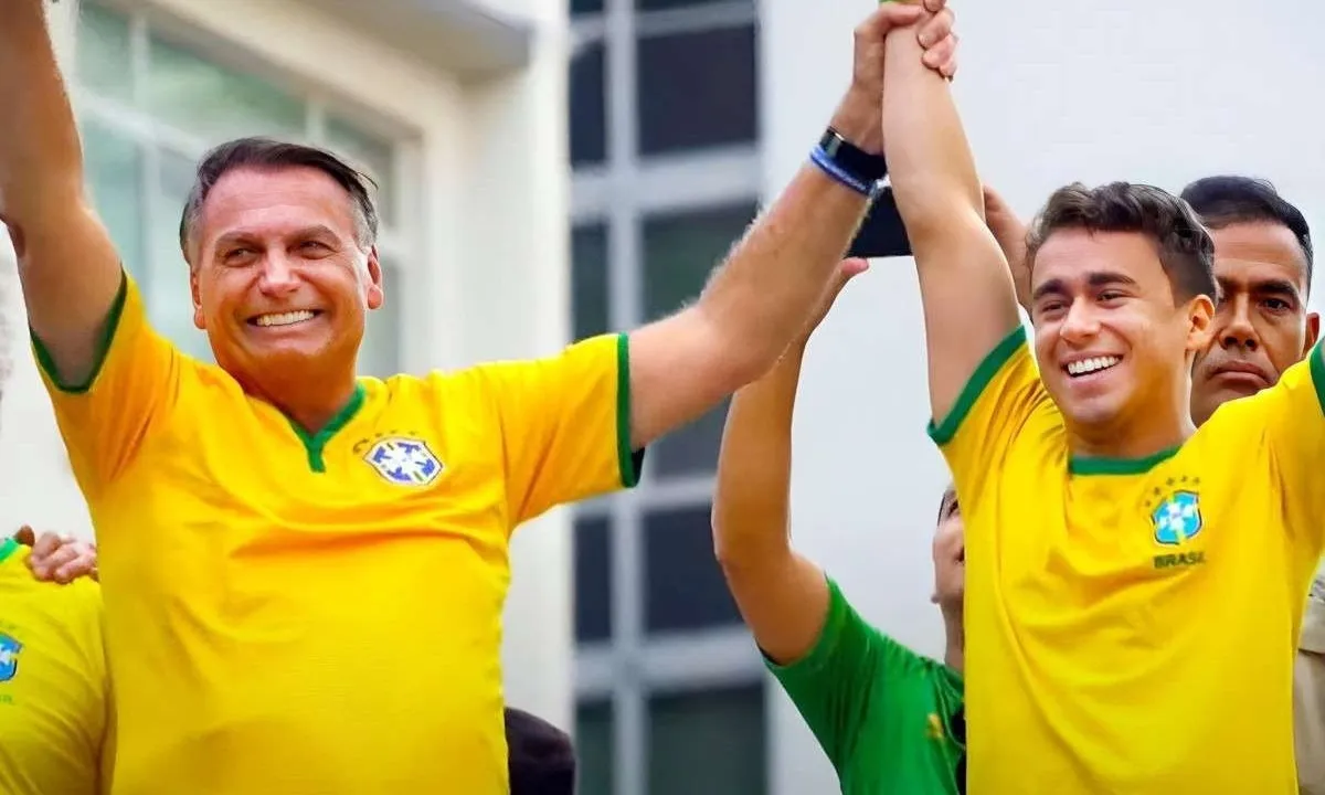 Imagem ilustrativa da imagem Nikolas Ferreira pede autorização para visitar Bolsonaro