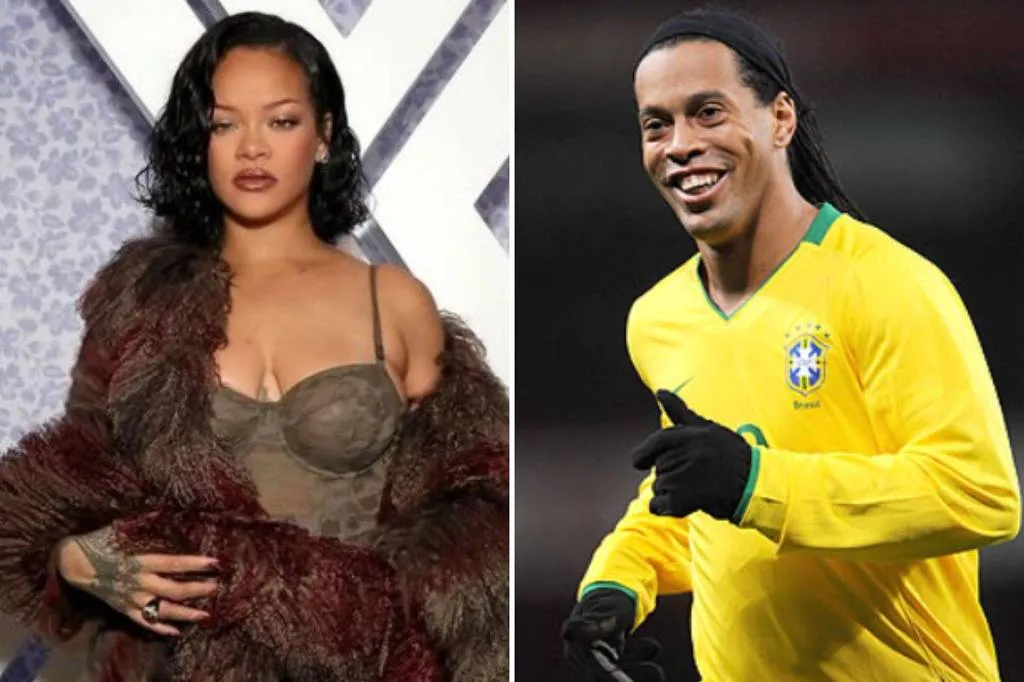 Rihanna conta que assistia aos jogos de Ronaldinho Gaúcho com o irmão