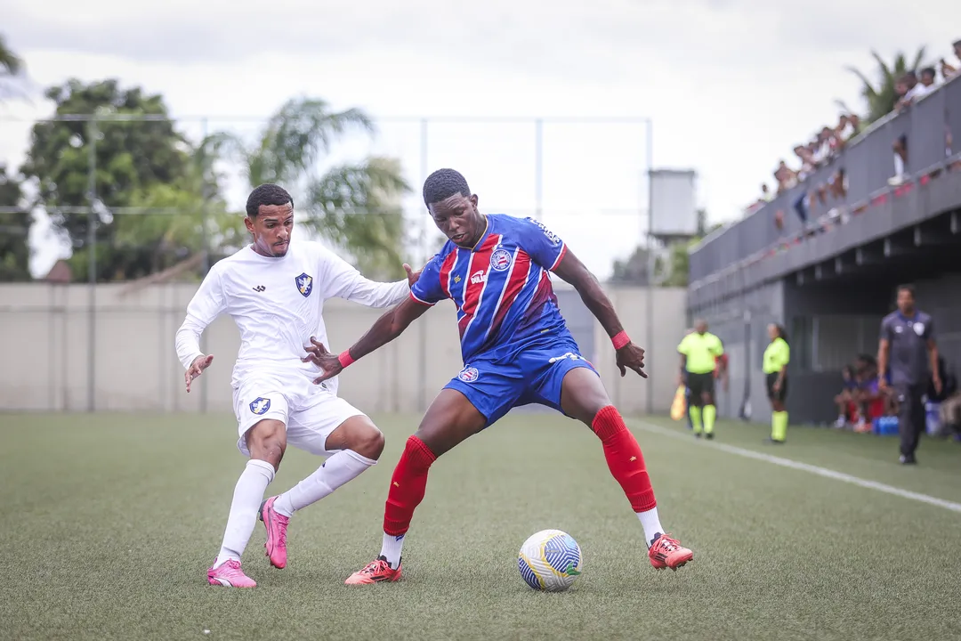 Ruan Pablo em campo pela equipe Sub20 do Bahia