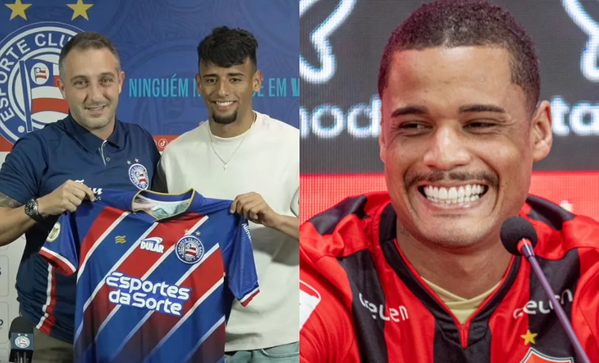 Luciano Rodríguez e Janderson são as contratações mais caras de Bahia e Vitória, respectivamente, nesta temporada