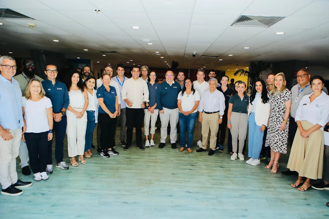 Durante a reunião, o município demonstrou o quanto a cidade está desenvolvida e pronta para acolher não só as equipes técnicas como também os expectadores