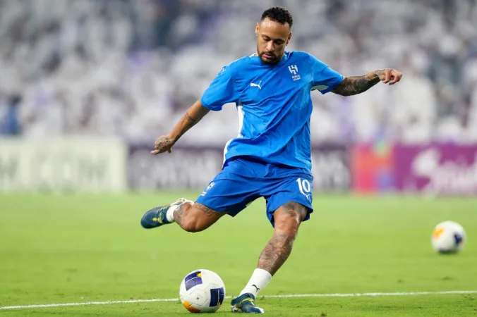 Neymar em ação pelo Al Hilal