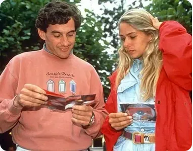 Ayrton Senna e Adriante Galisteu