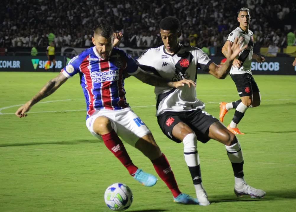 Duelo entre Vasco e Bahia em 2023