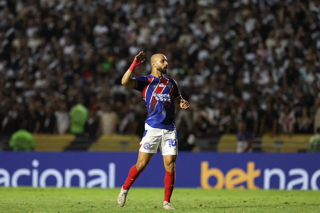 Thaciano durante o jogo contra o Vasco em São Januário