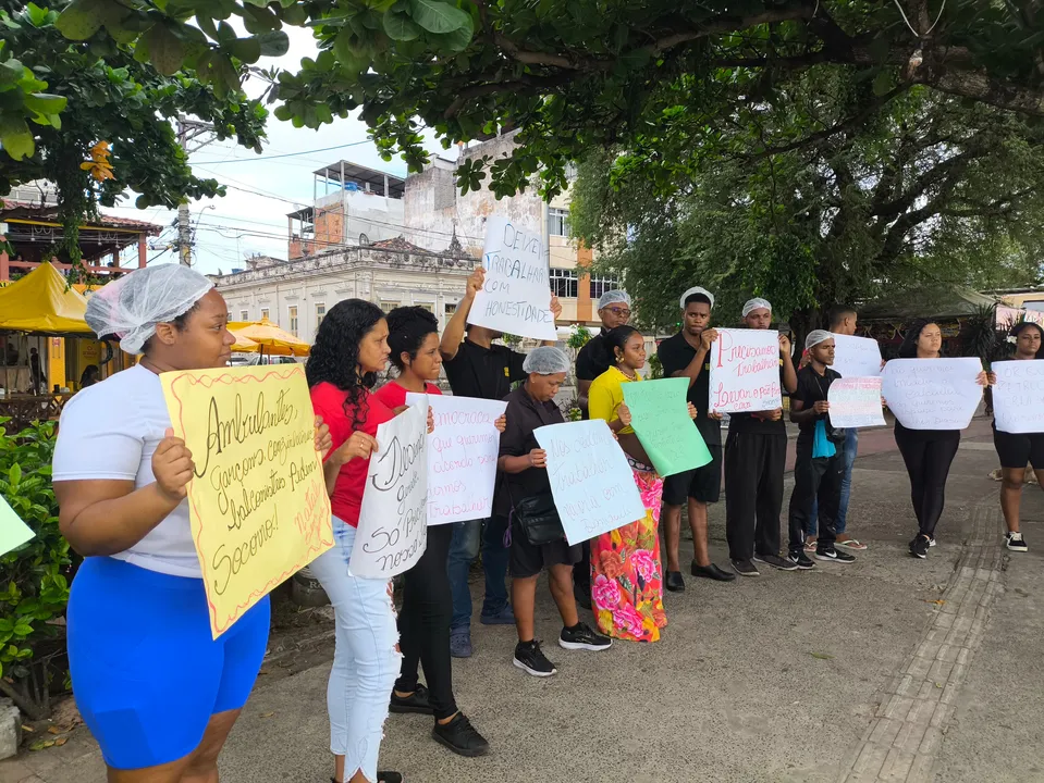 Protesto ocorreu na Ribeira