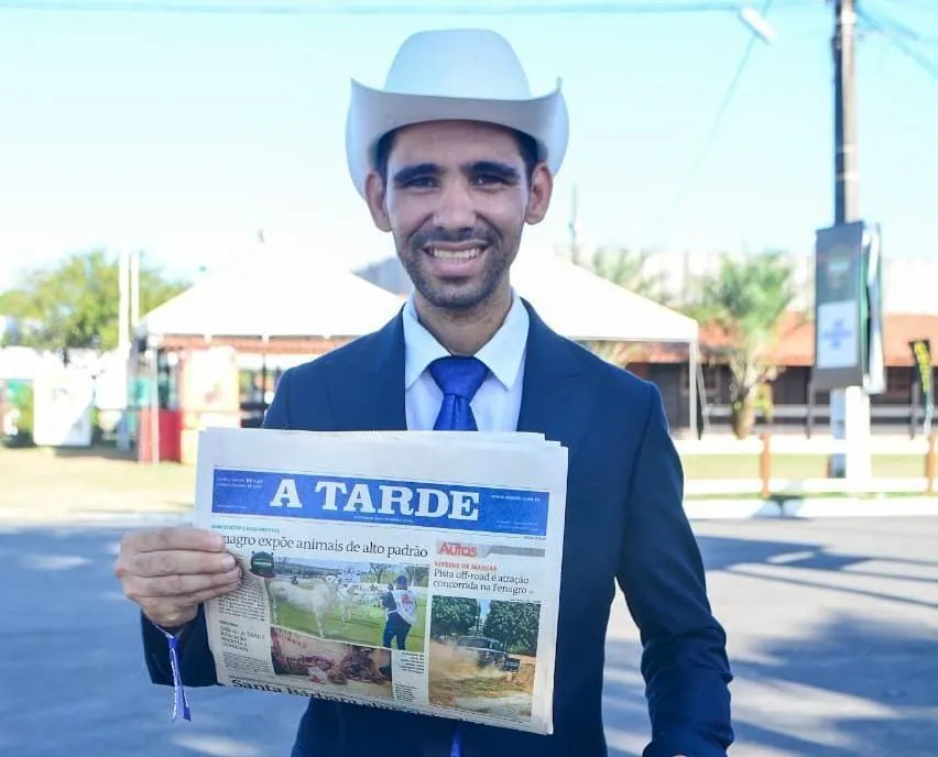 Eduardo Moraes, de 29 anos, frequenta a feira desde criança.