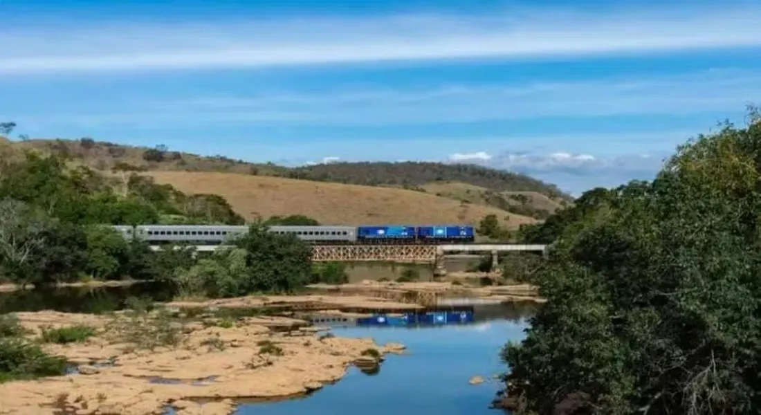 O trem turístico é o primeiro interestadual do país