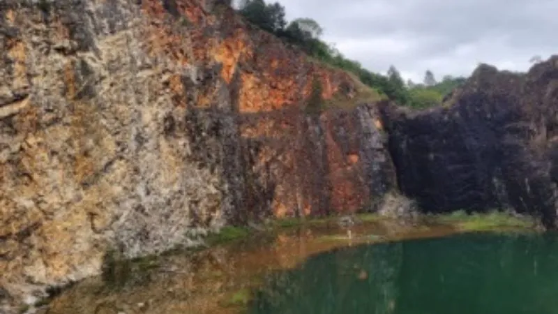 Parque Ecológico Lagoa Azul, em Campo Grande, na Região Metropolitana de Curitiba