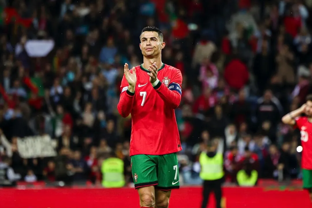 Cristiano Ronaldo em campo pela Seleção Portuguesa