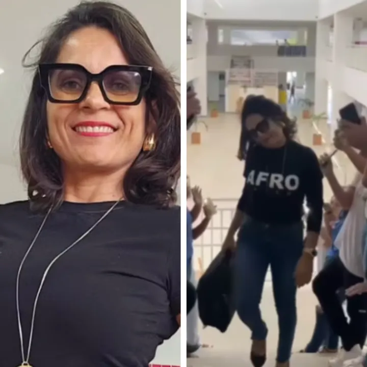 Professora foi para escola com camiseta que faz alusão ao tema