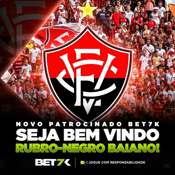 Bet7k é o novo patrocinador master do Vitória