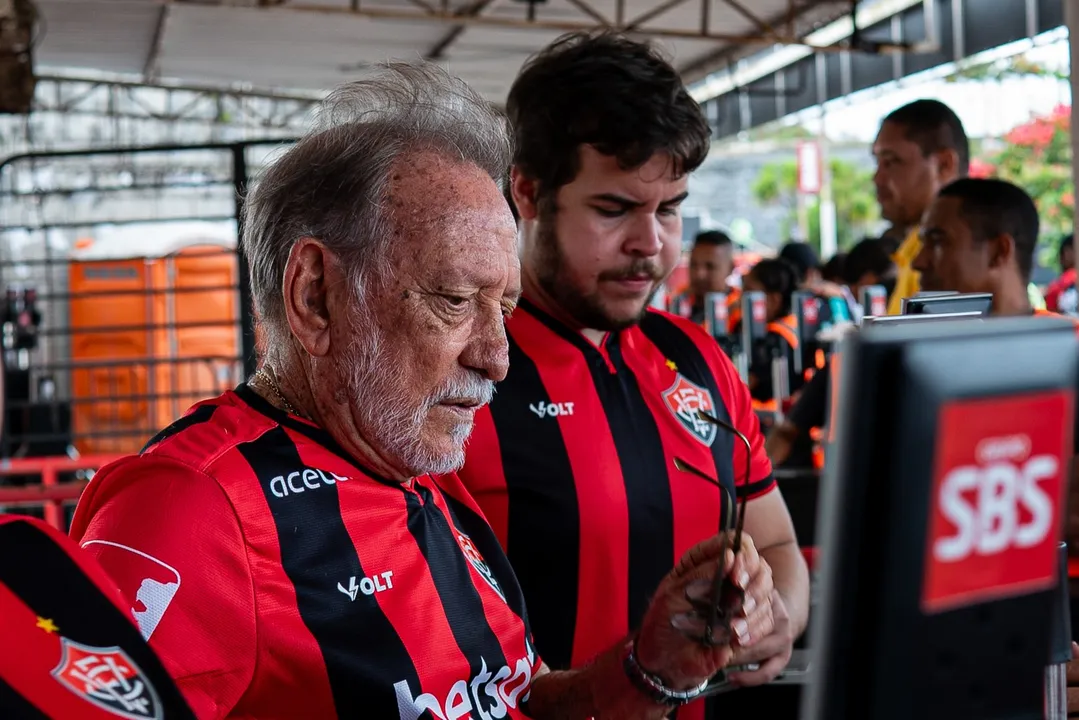 Torcedores do Vitória acessam o Barradão por meio do reconhecimento facial