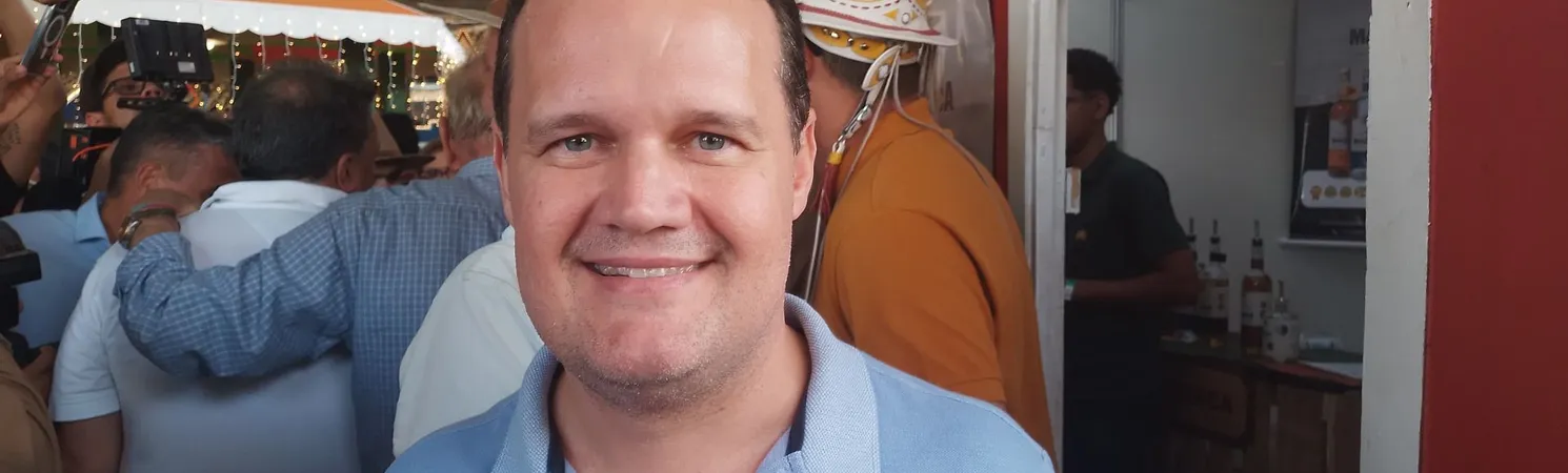 Júlio Pinheiro esteve na Fenagro, neste domingo, 1