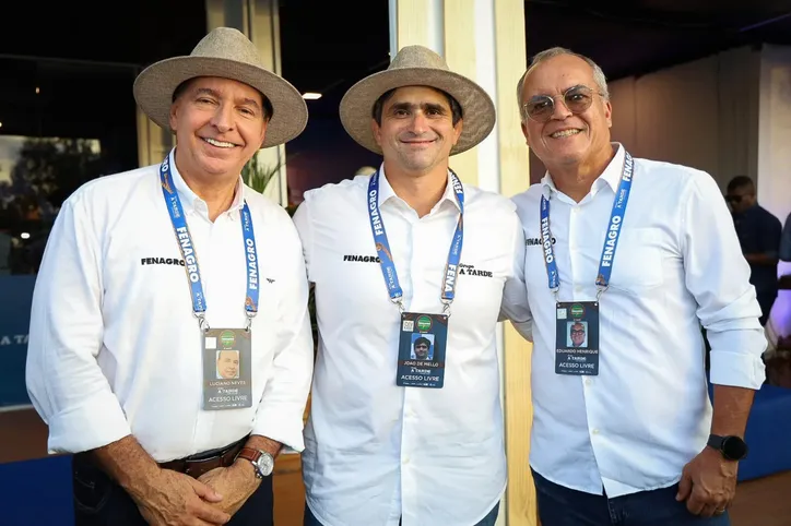 Luciano Neves, João Mello e Eduardo Dute