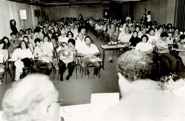 Congresso Nacional de Ufologia na Casa do Comércio nos anos 1990