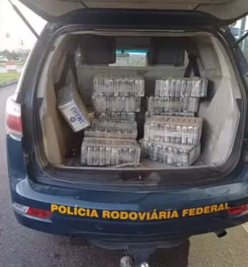 PRF apreende 166kg de cocaína no recôncavo baiano.