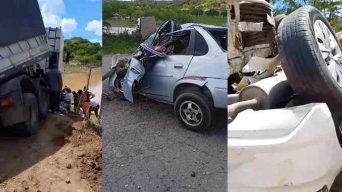 Motorista da carreta fugiu do local sem prestar socorro