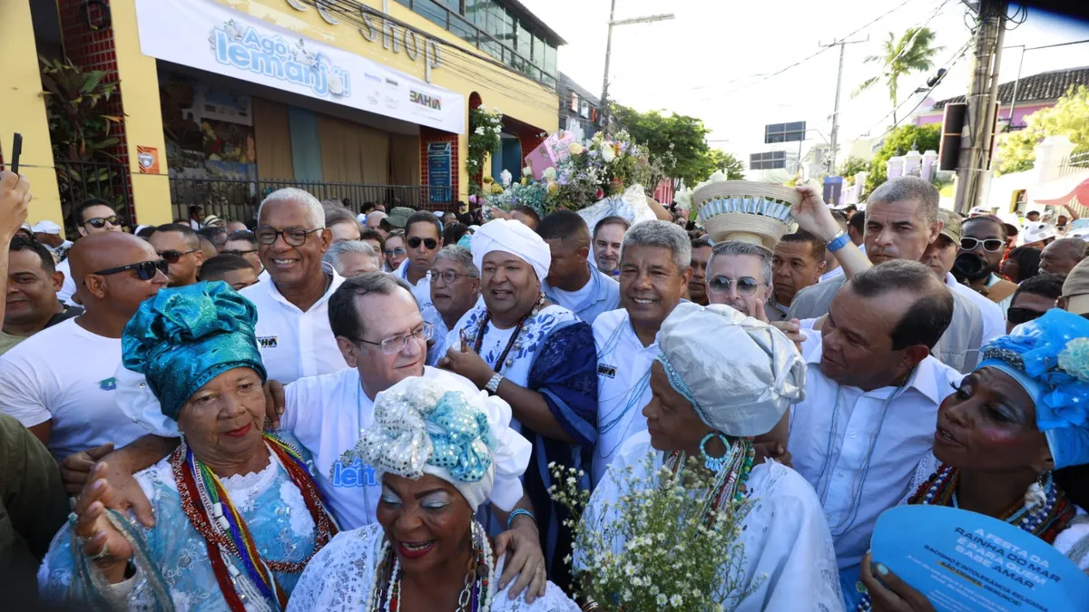 Governador Jerônimo na celebração do 2 de Fevereiro